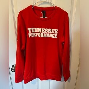 Adidas Tennessee Performance Crewneck Sweatshirt Red Size Small NWT Golf